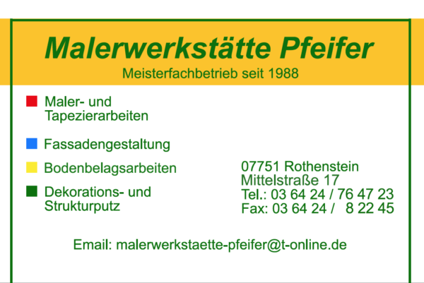 Logo Maler Pfeifer